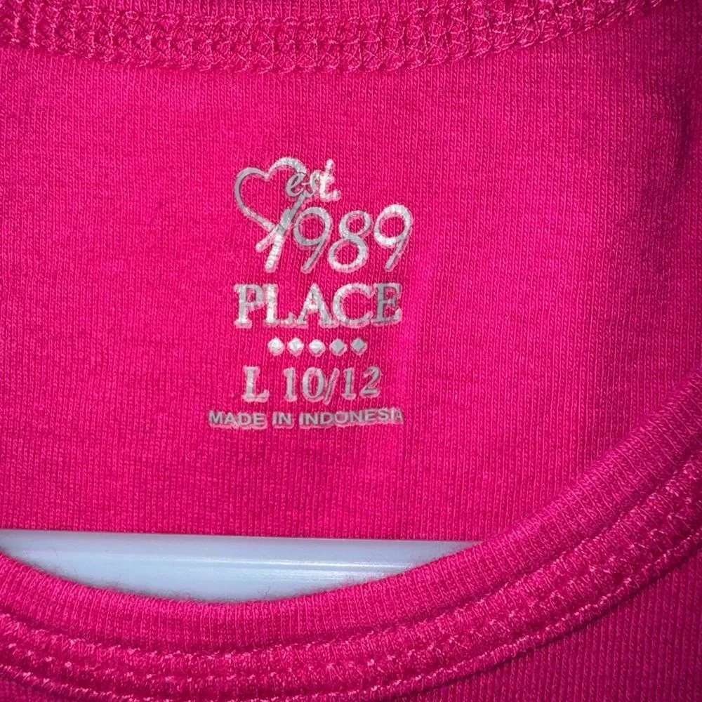 The children’s place size L 10/12 Free Spirit Kids Tank Top - Pink